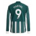 Manchester United Anthony Martial #9 Borta matchtröja 2023-24 Långärmad Billigt